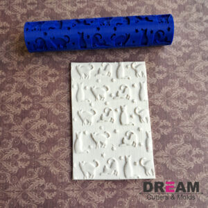 Jaali texture roller/ Polymer clay roller/ Ceramic roller/ Fondant roller -  Dream Cutters and Molds